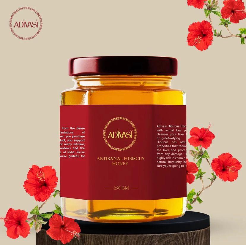 Adivasi Hibiscus Honey