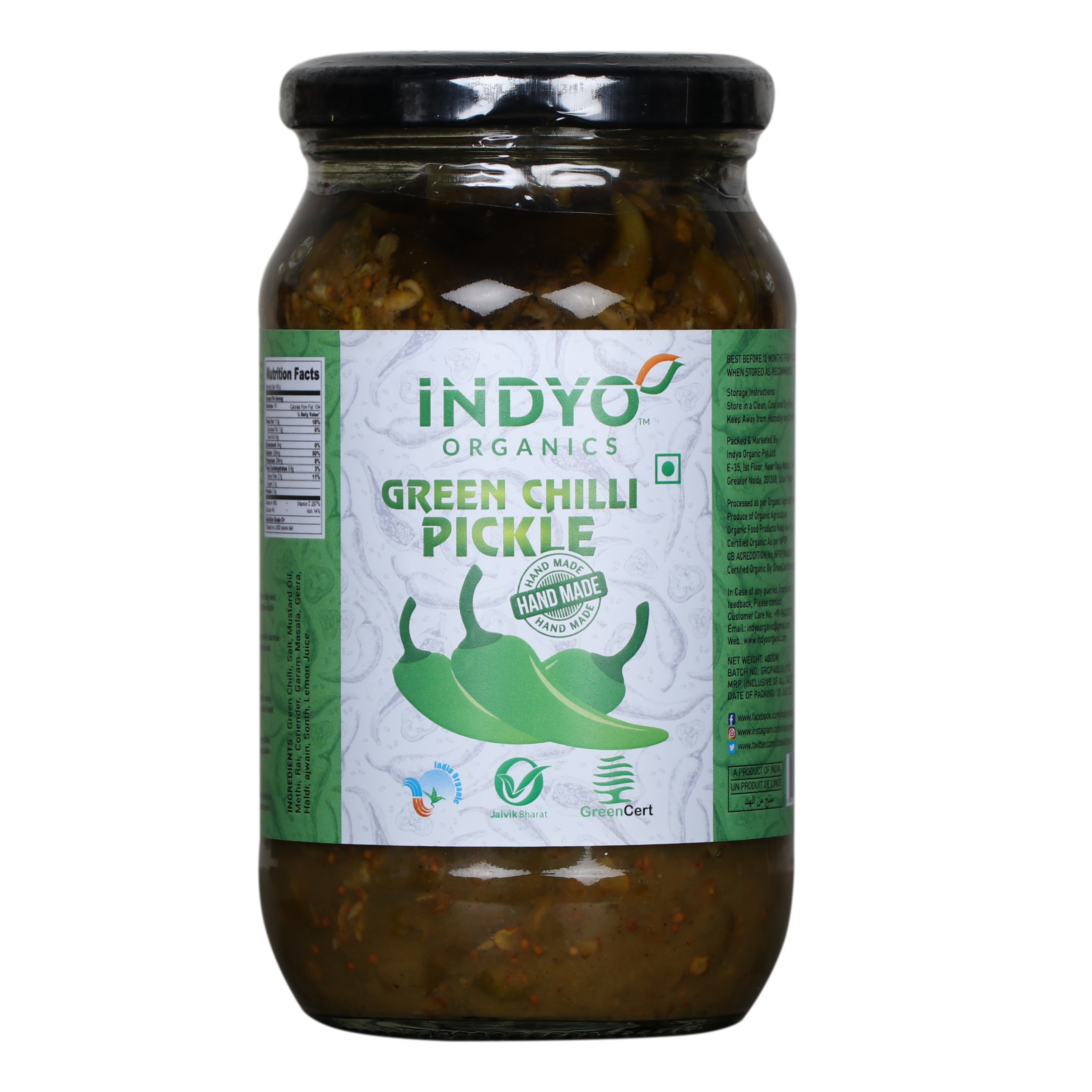 Green Chilli Pickle