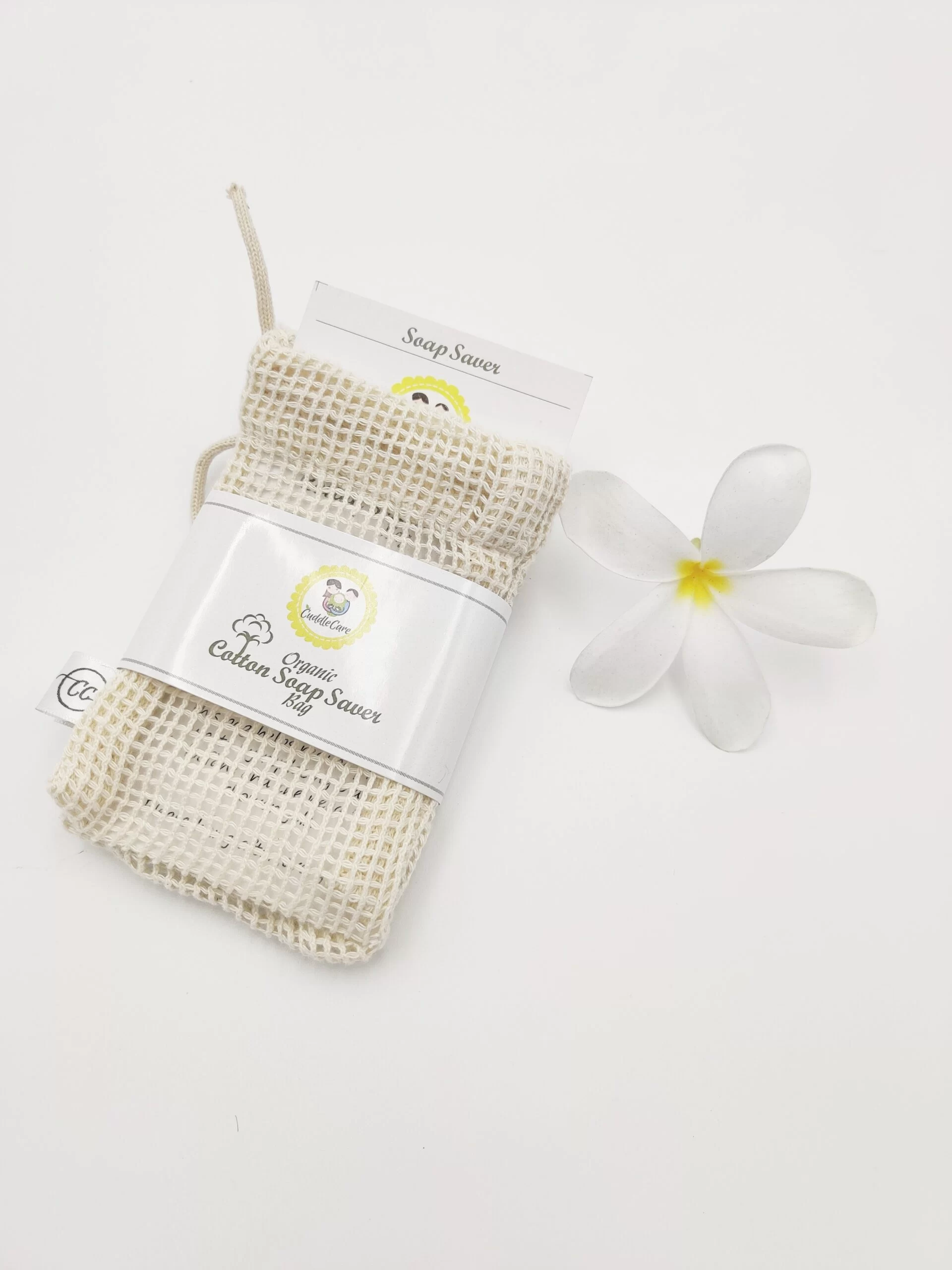 Organic Cotton Soap Saver Bag