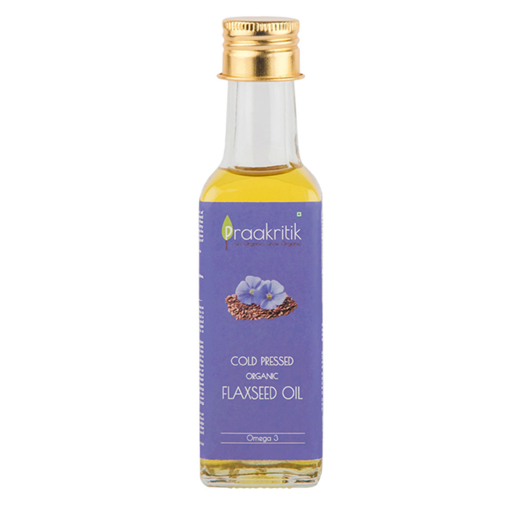 Praakritik Organic Cold Pressed Flaxseed Oil