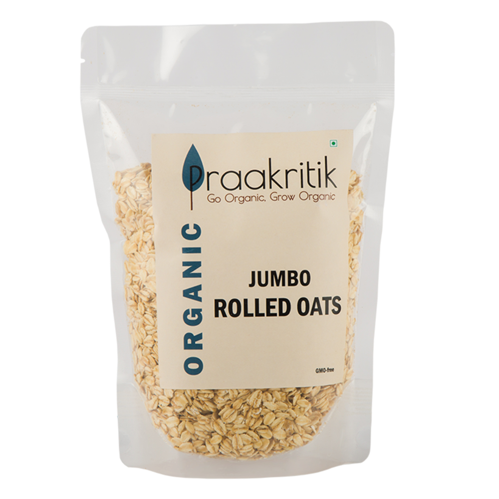 Praakritik Organic Jumbo Rolled Oats