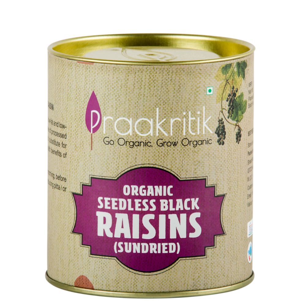 Praakritik Organic Black Raisins