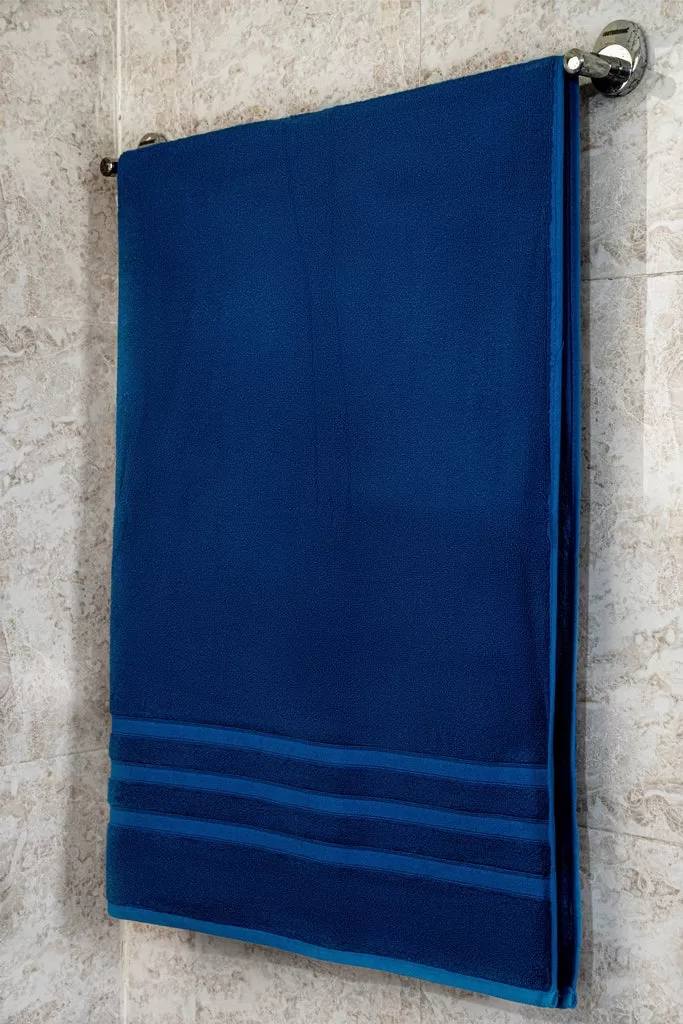 Bamboo Navy Bath Towel