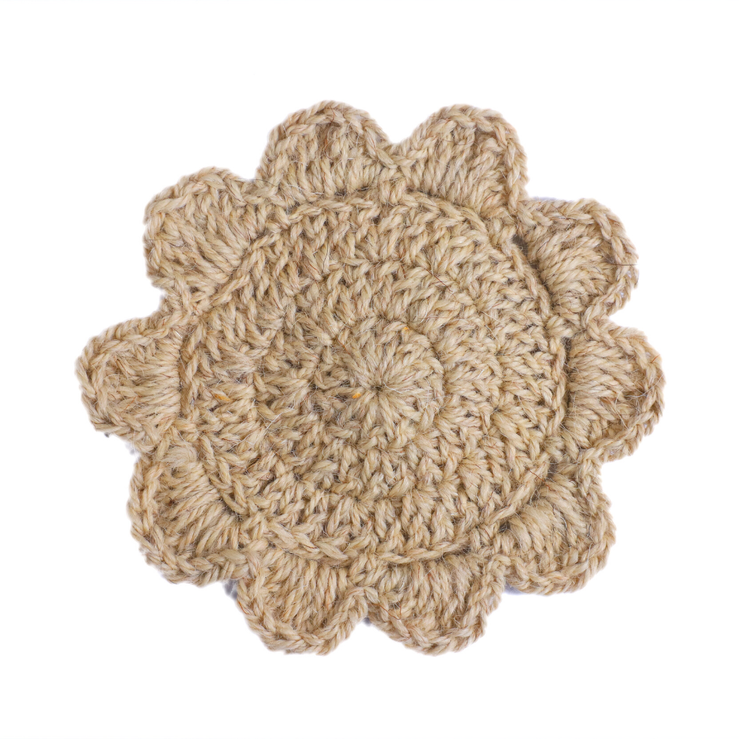 Himalayan Wool Crocheted Coasters