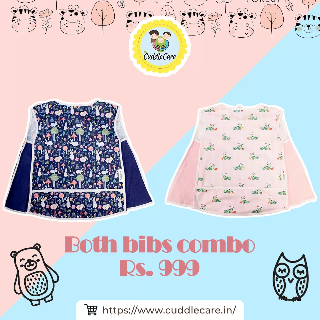 Infant & Toddler Weaning Bib Combo