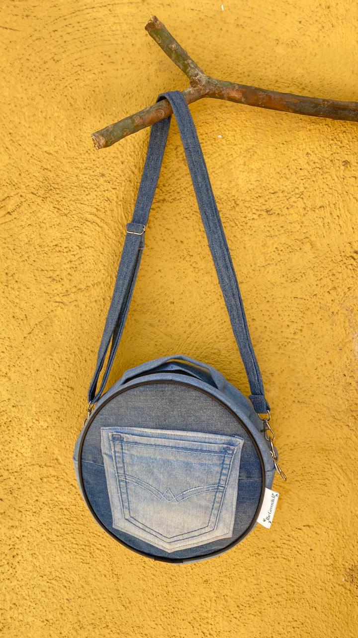 Upcycled Denim Sling Bag