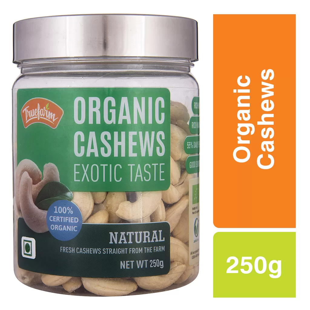 Truefarm Organic Natural Cashews