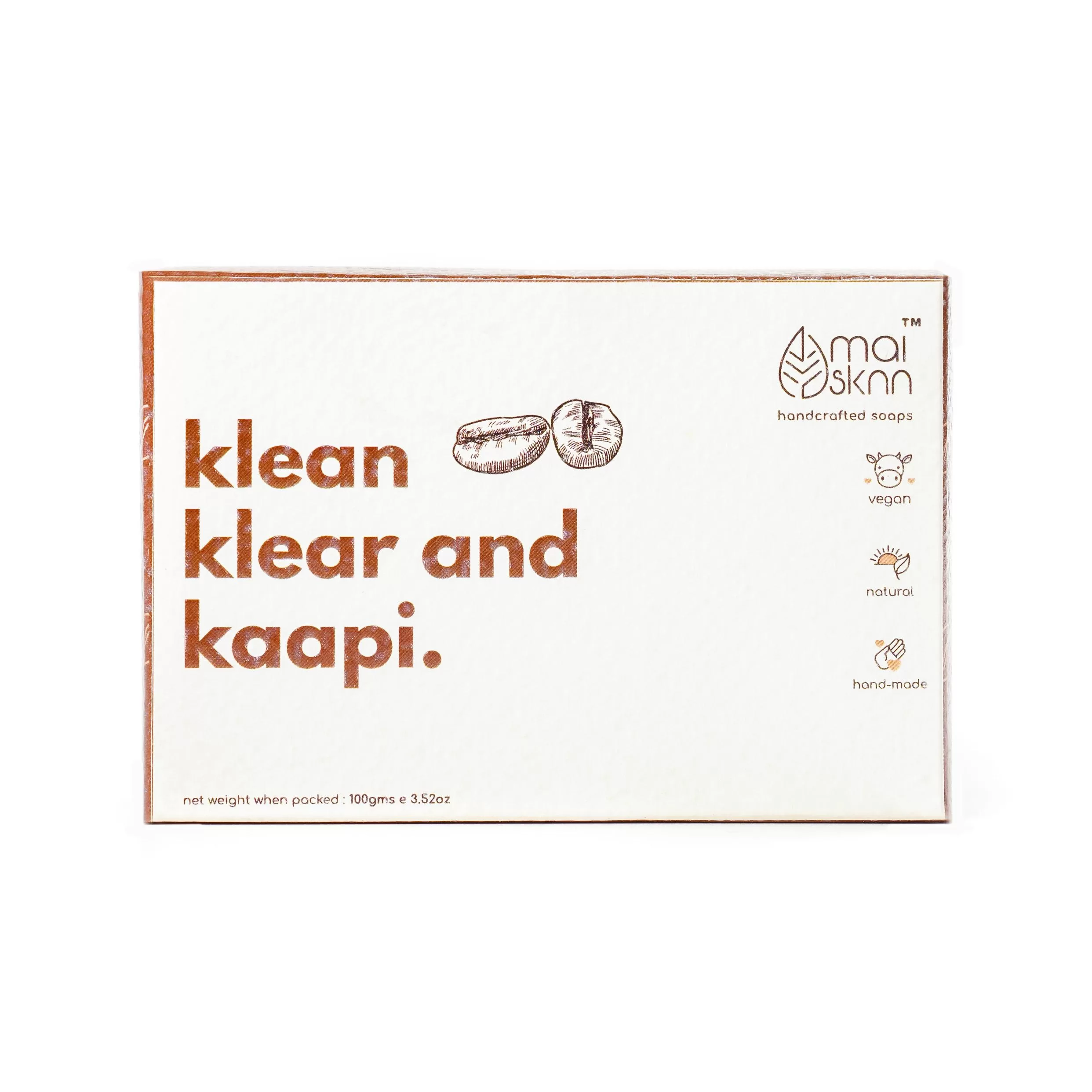 Klean Klear & Kaapi Scrub Soap Bar