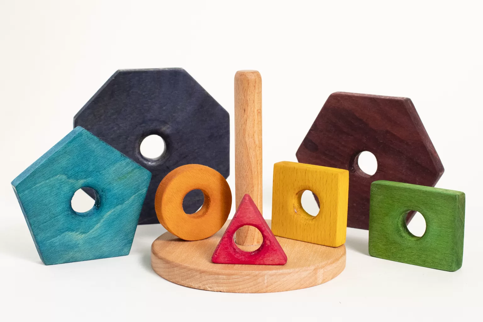 Montessori Geometric Shape Stacker