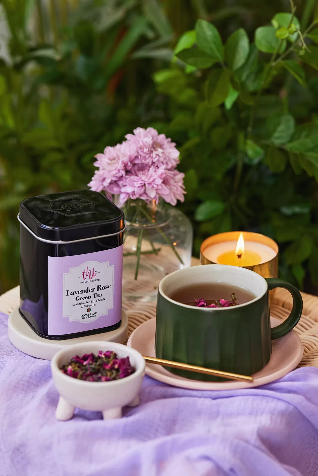 THB Lavender Rose Green Tea