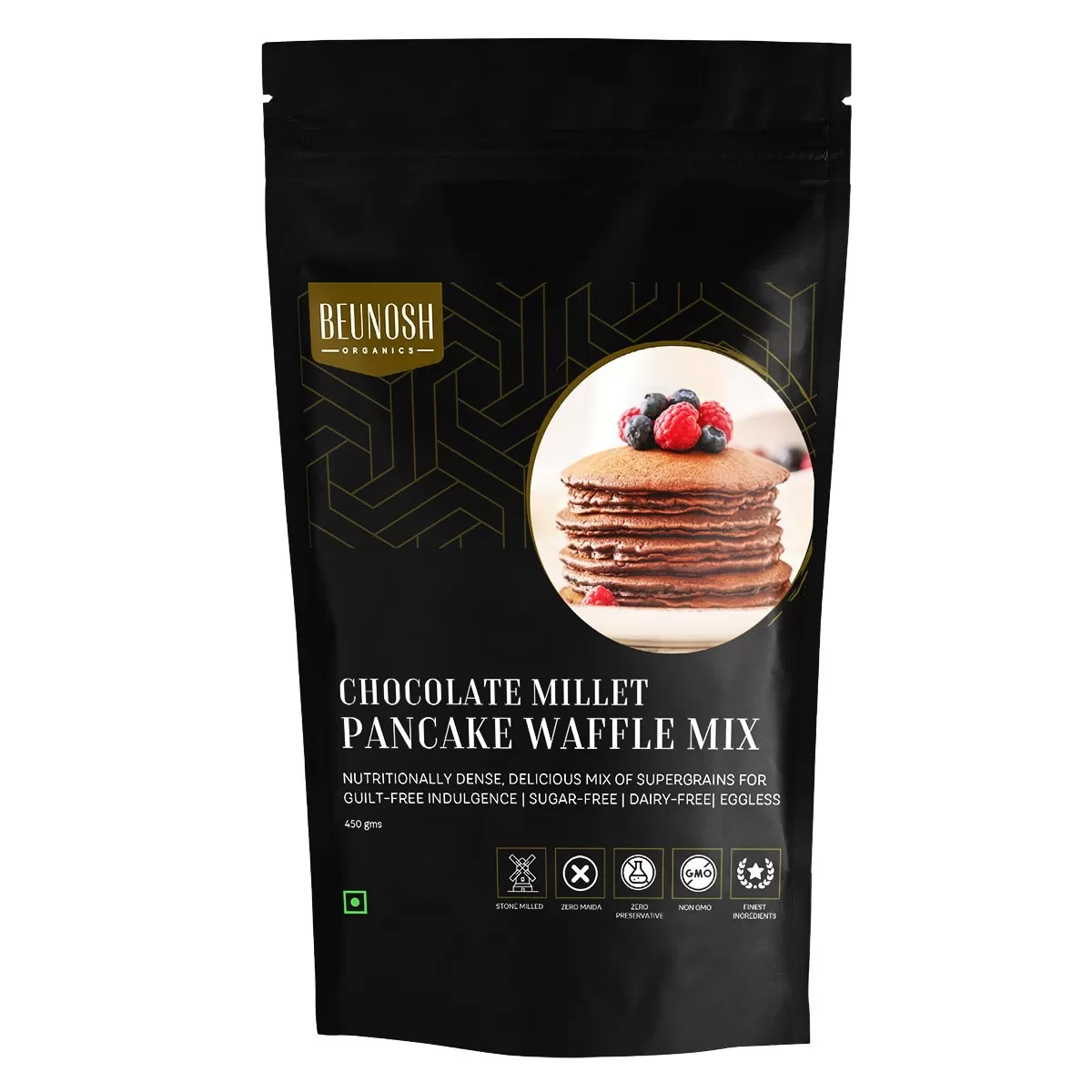 Beunosh Chocolate Millet Pancake Mix