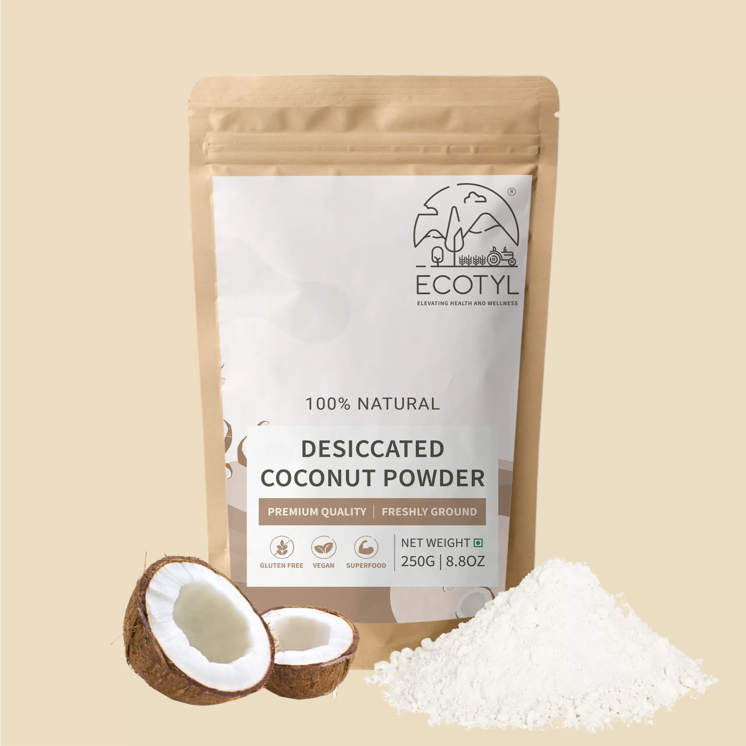 Ecotyl Desiccated Coconut Powder