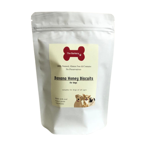 Banana Honey Dog Biscuits