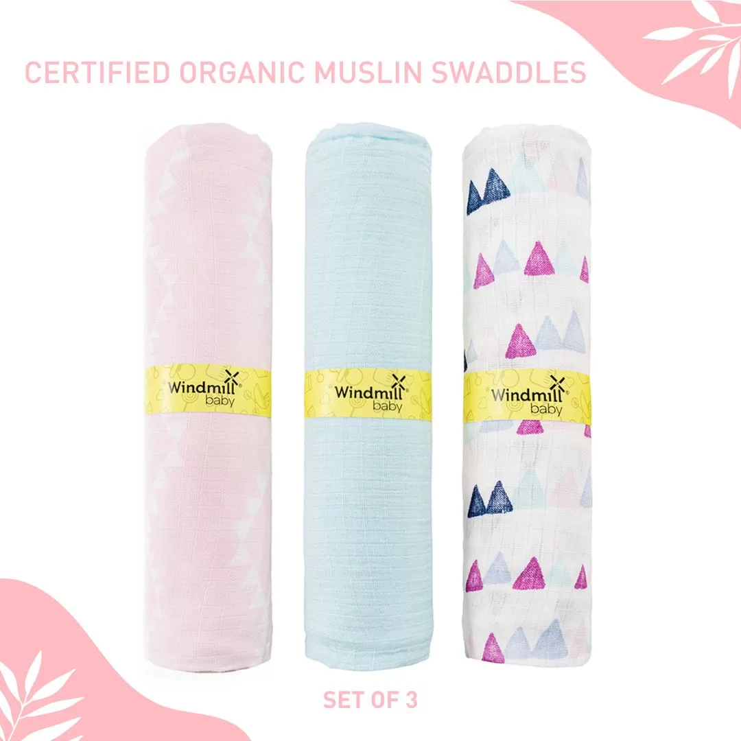 Windmill Baby Organic Muslin Swaddle