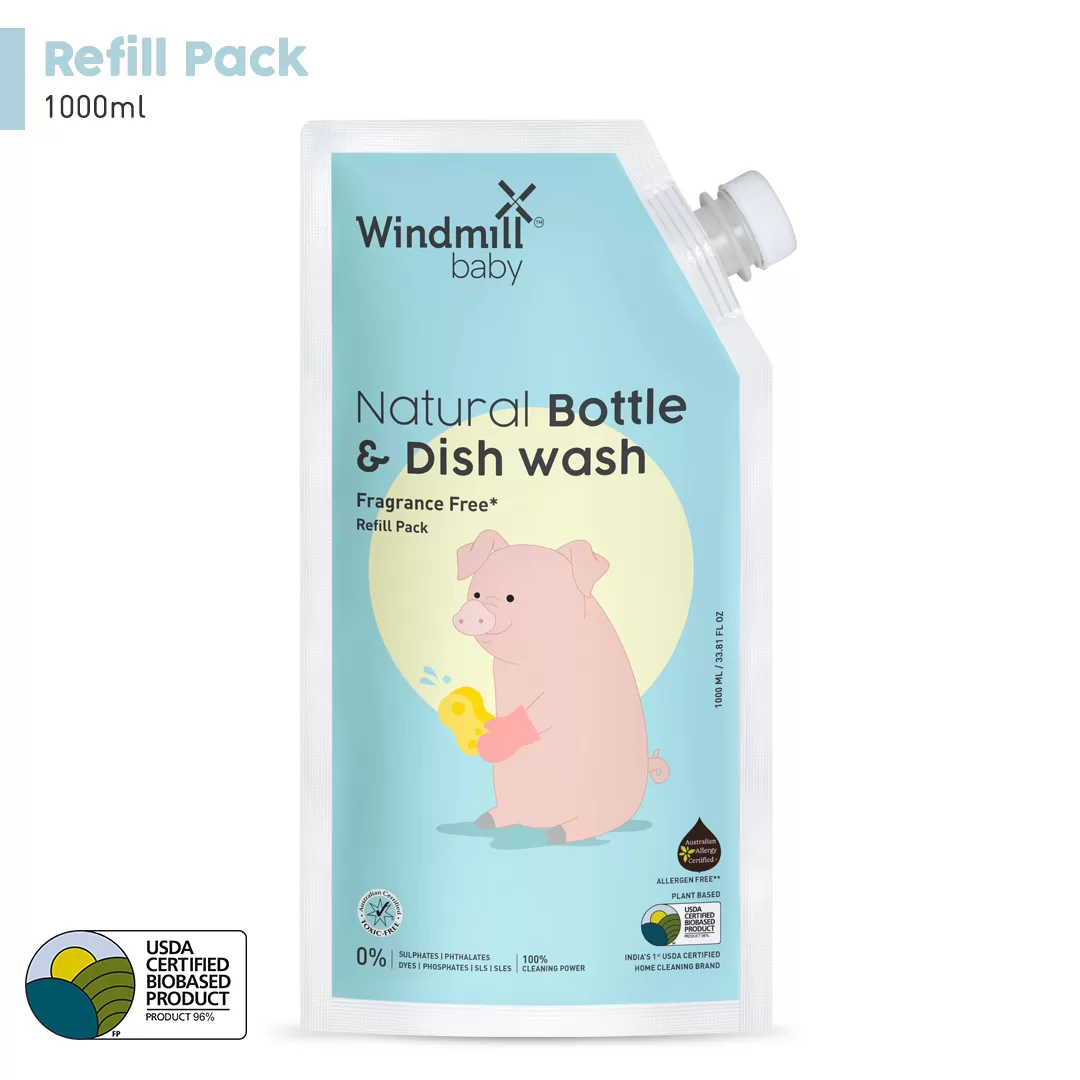 Windmill Baby Bottle & Dish Wash Liquid Cleanser