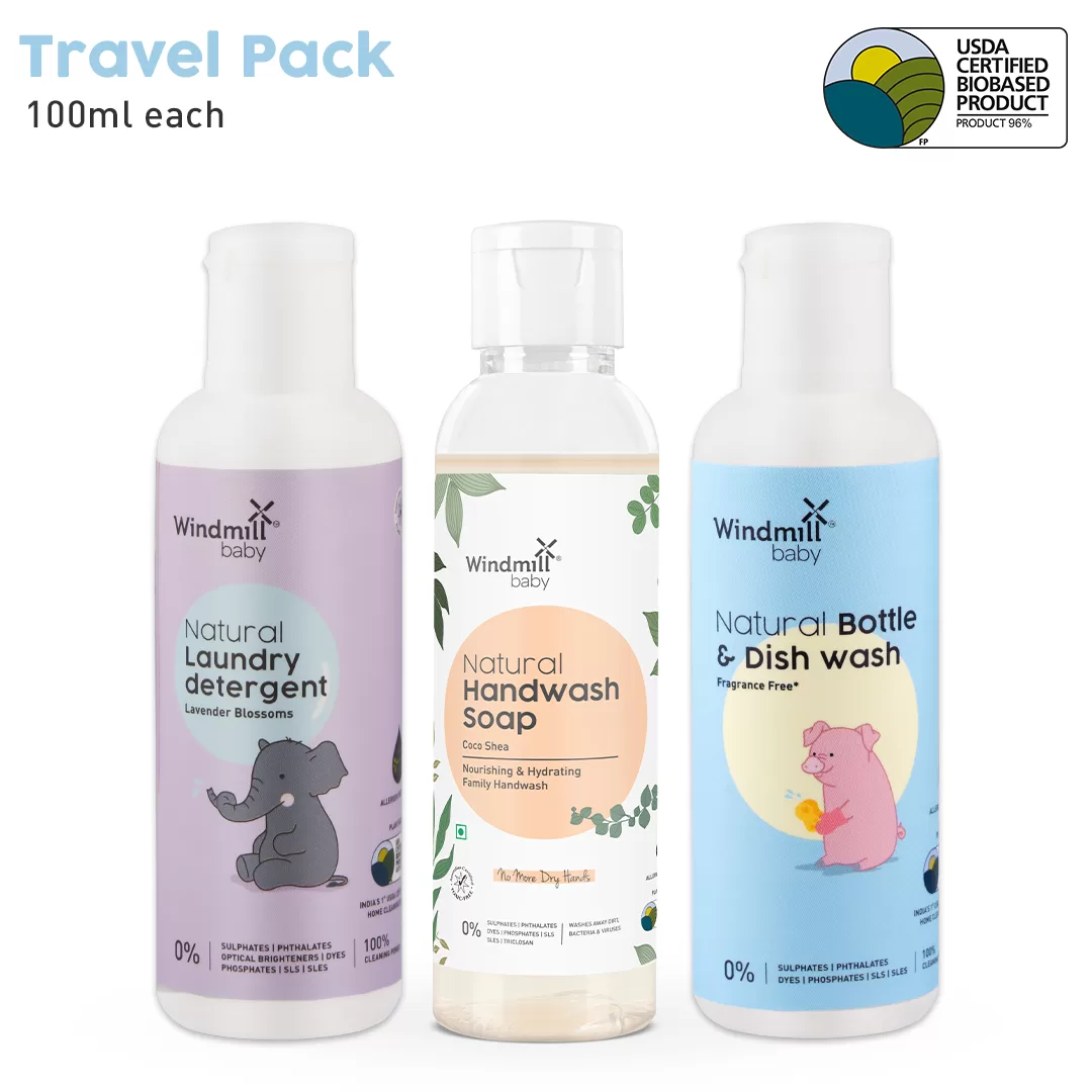 Windmill Baby Natural Cleaning Travel Pack