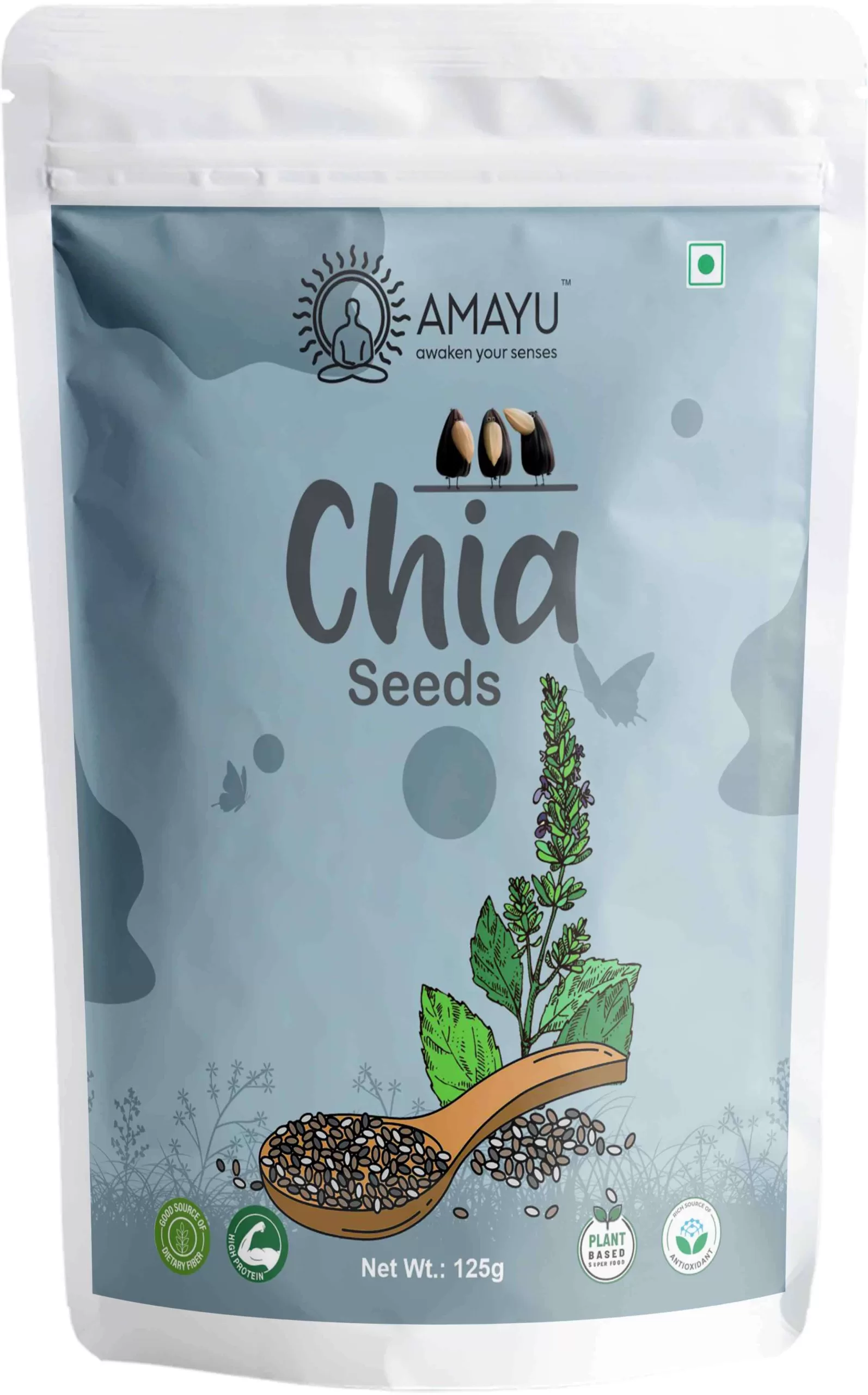 Amayu Raw Chia Seeds for Weight Loss