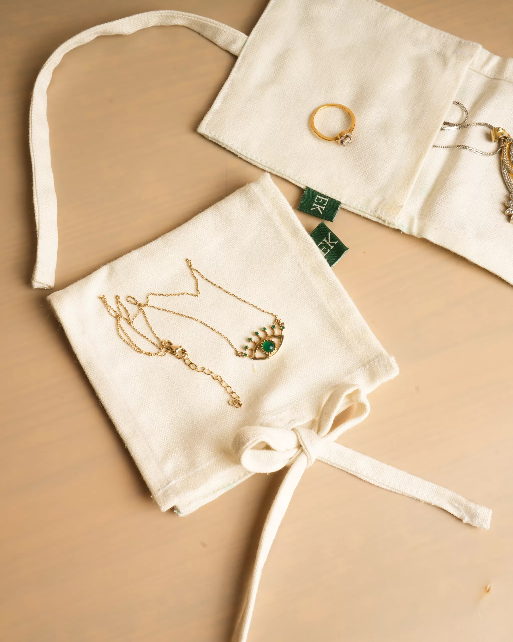 Ecokari Minimalist Jewelry Pouch