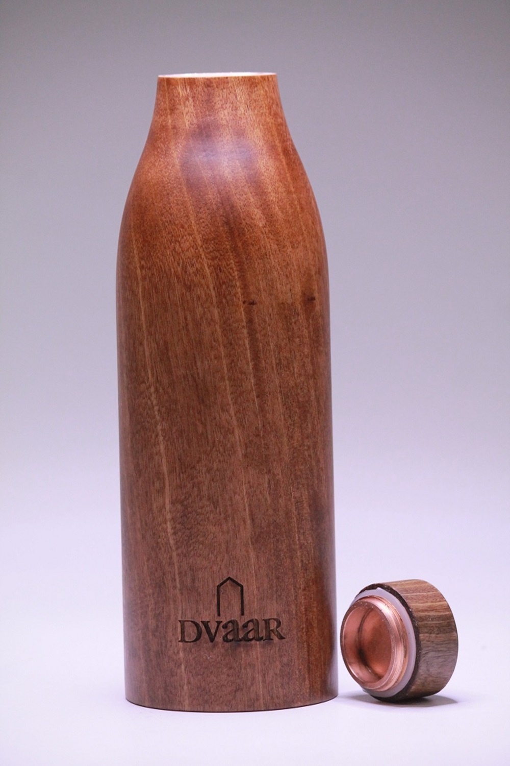 Dvaar Wooden Copper Bottle