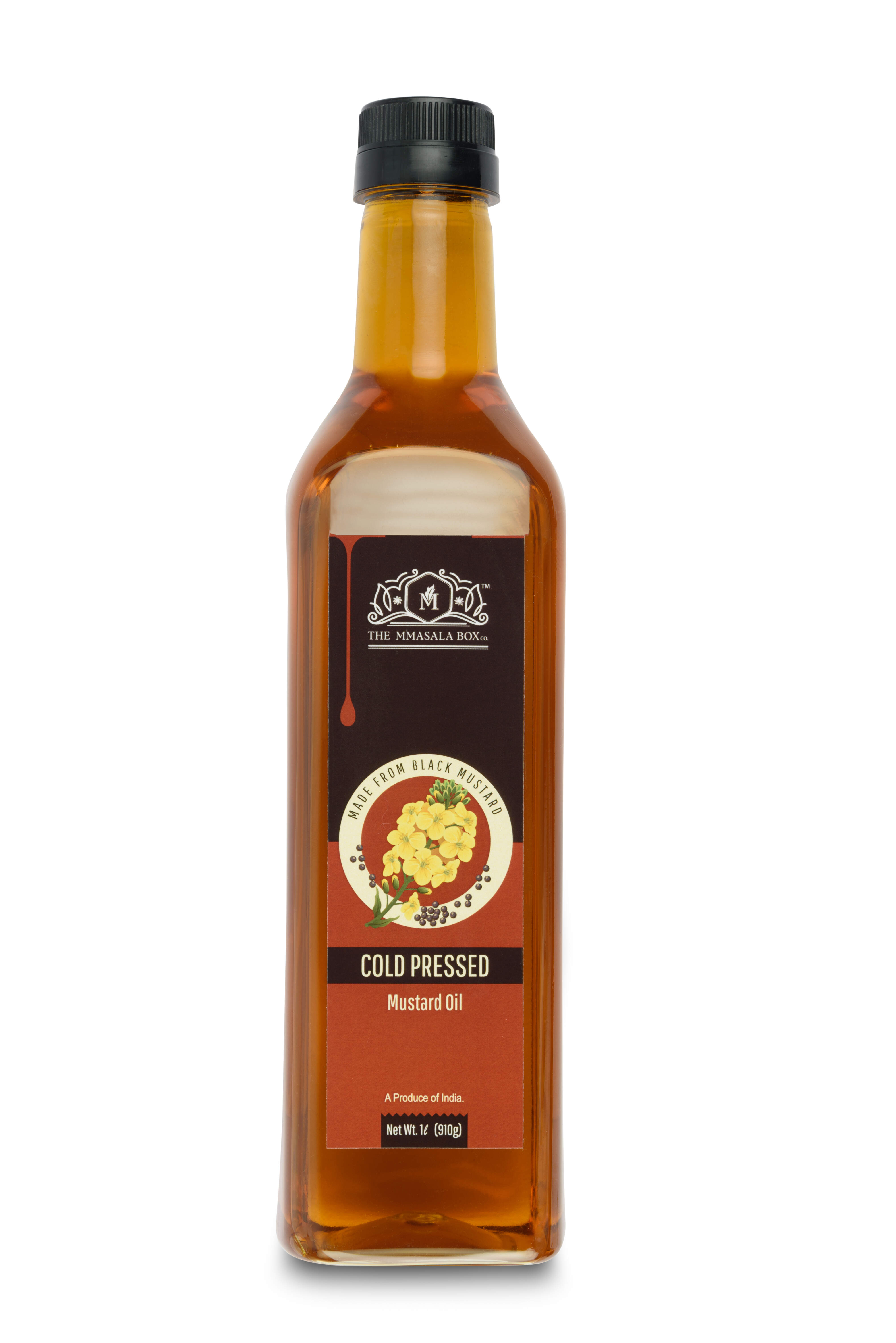 The Mmasala Box Co Cold Pressed Black Mustard Oil