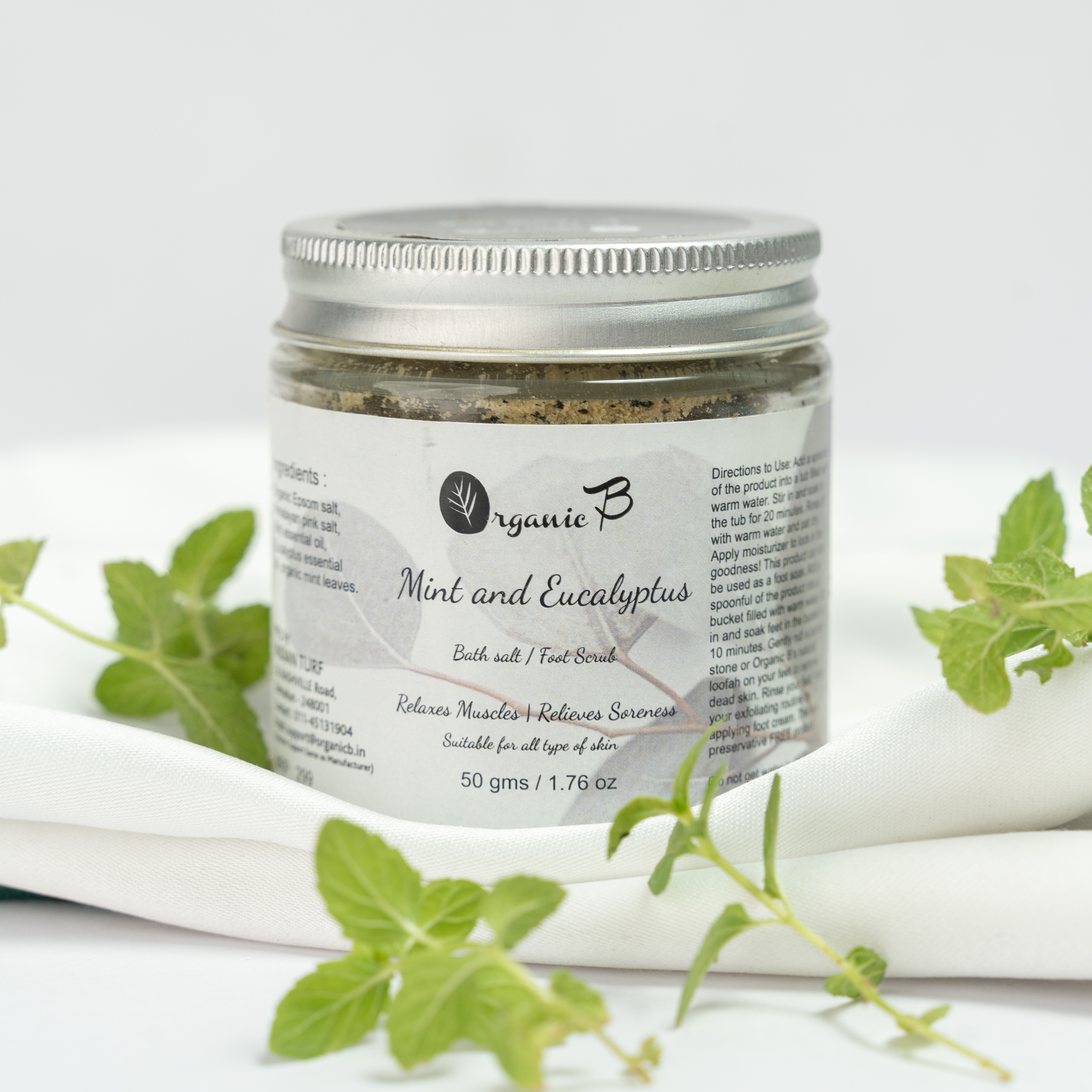 Organic B Minty & Eucalyptus Fresh Revival Epsom Salt