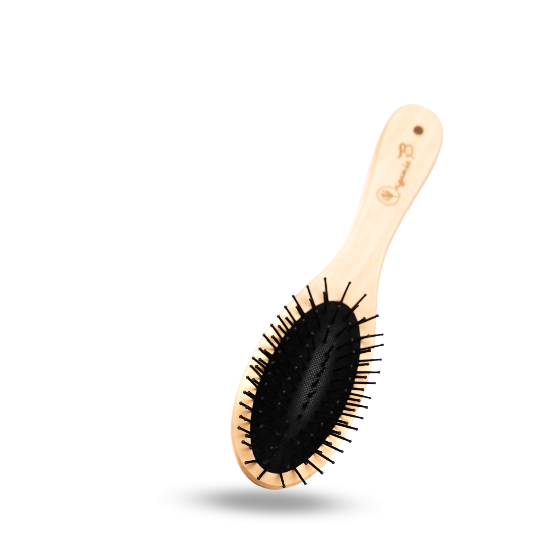 Organic B Eco-strong Teak Paddle Hairbrush