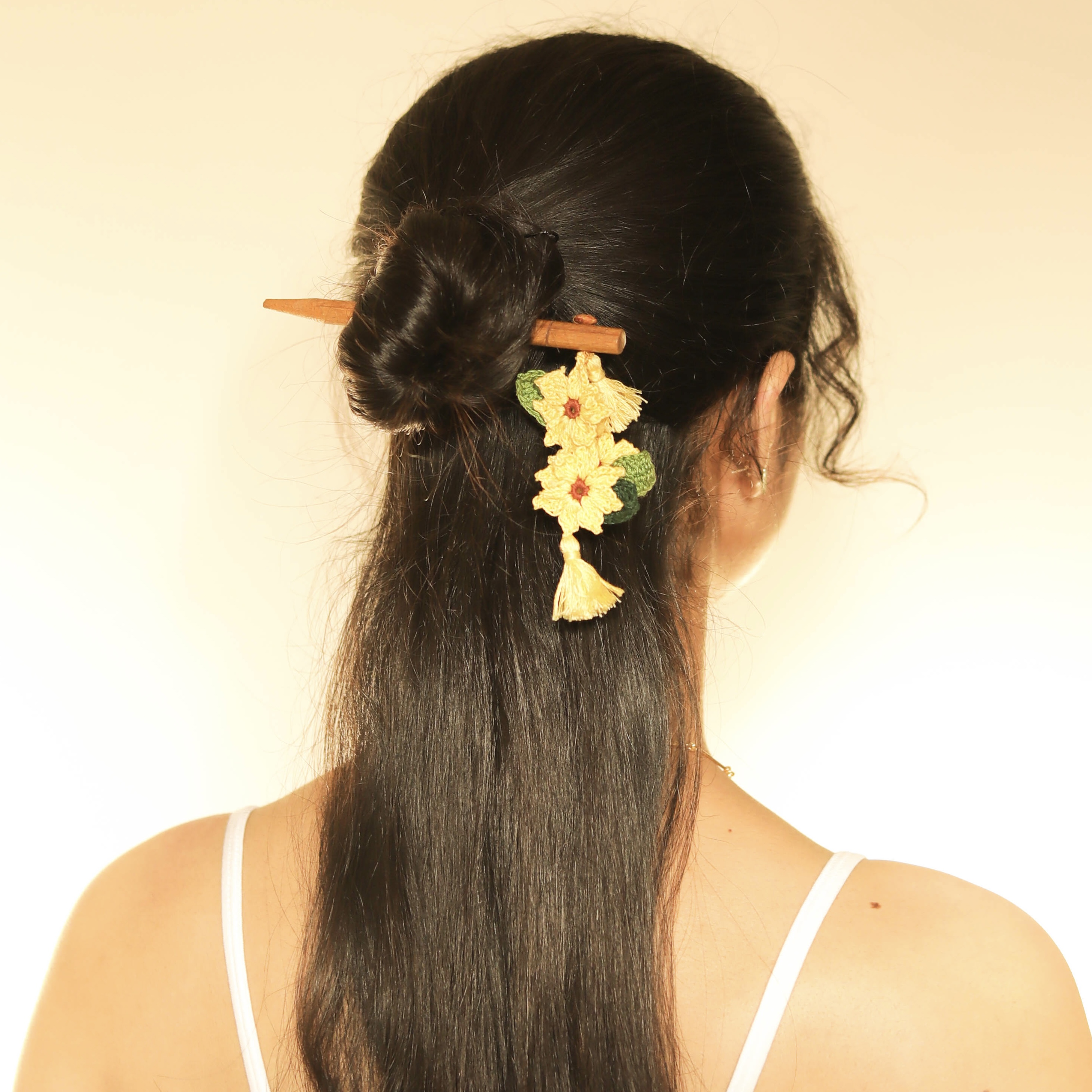 Ikriit'M Sunflower Hair Stick