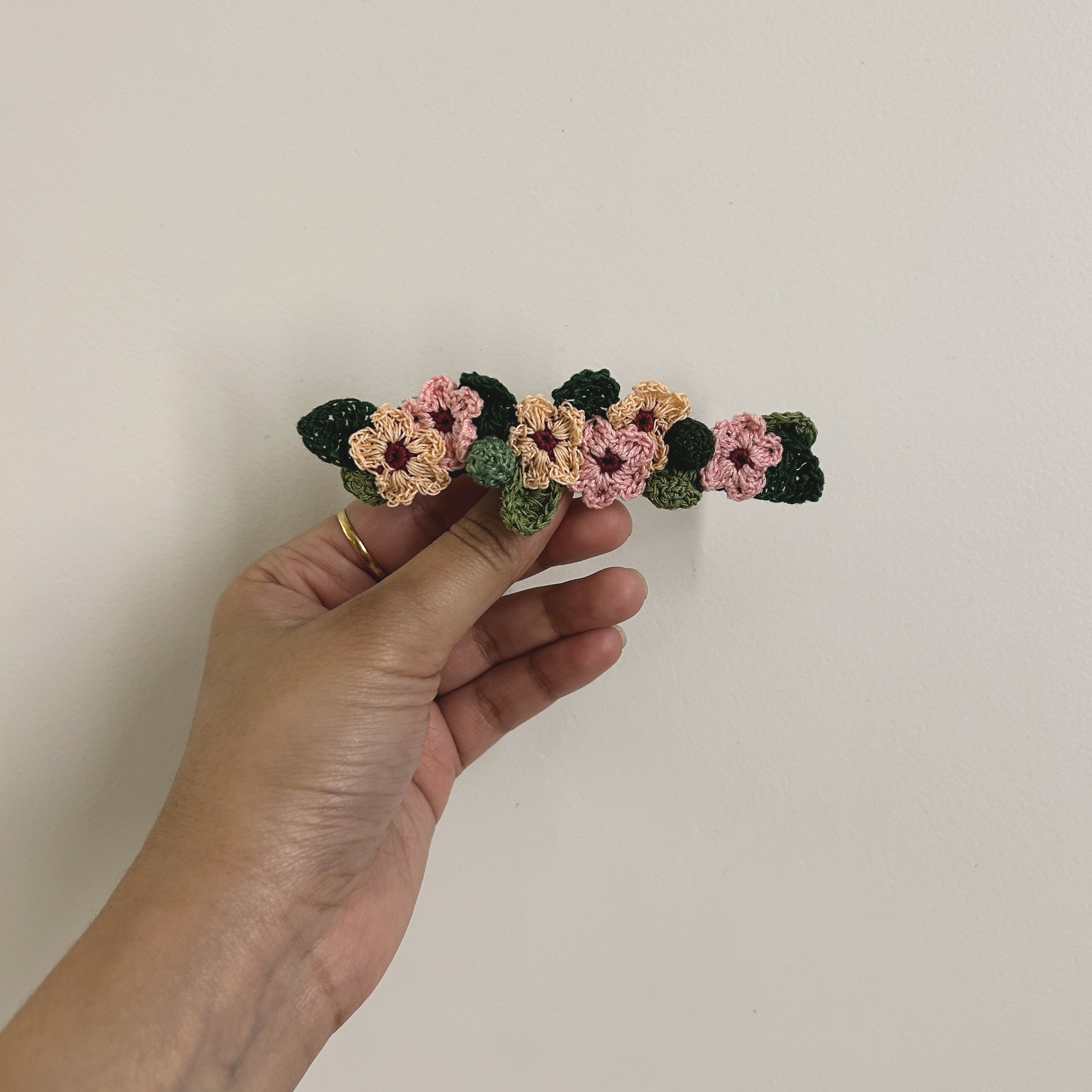 Ikriit'M Pink Daisy Hair Clip