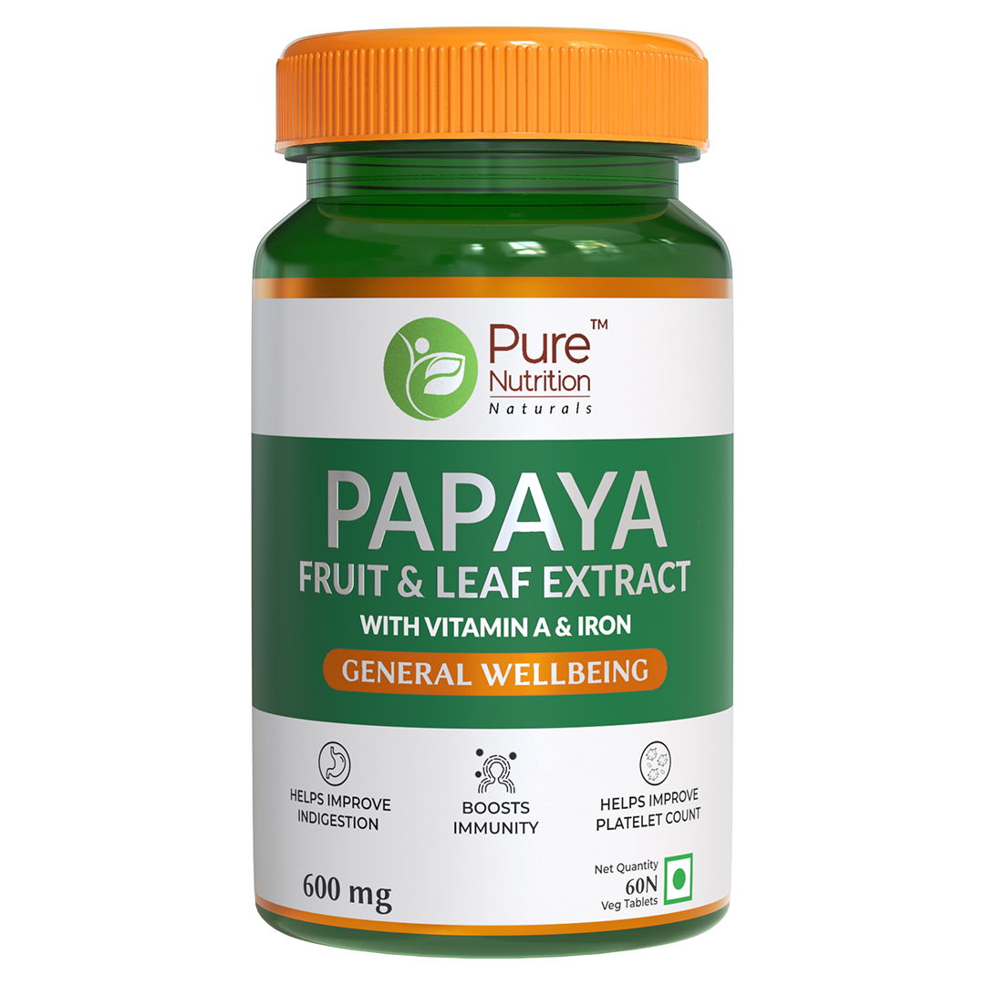 Pure Nutrition Papaya Fruit and Leaf Extract