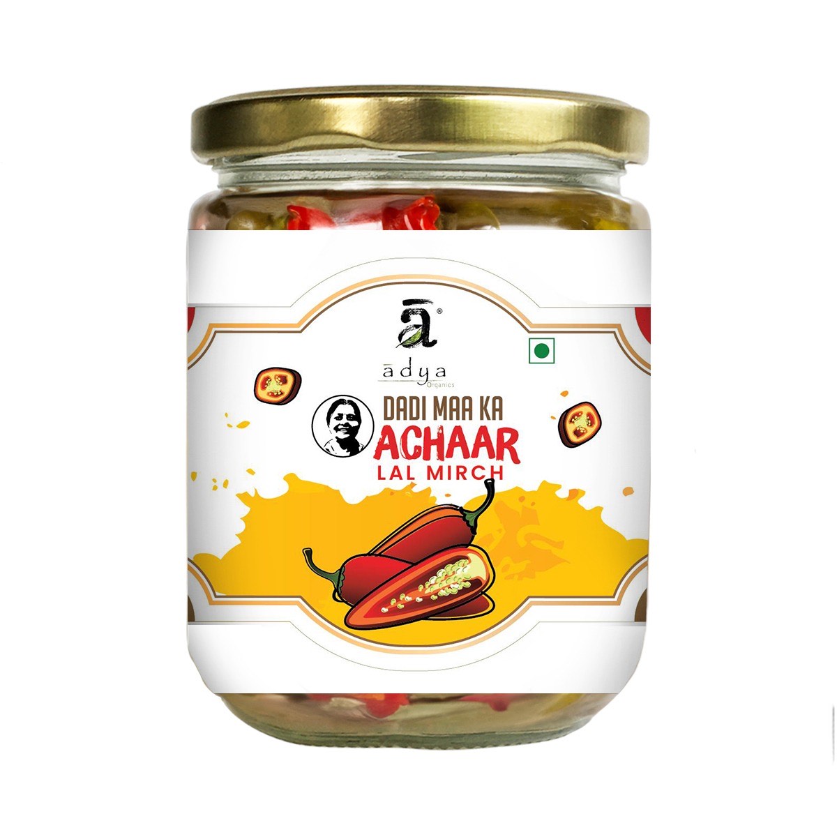 Adya Organics Dadi Ma ka Lal Mirch Ka Achaar