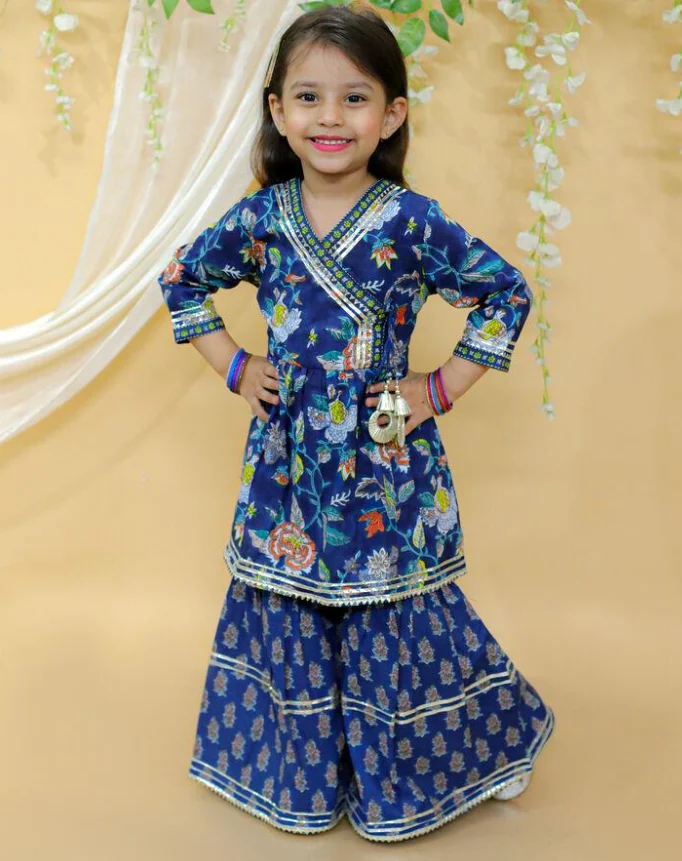 Girls Ethnic Festive Party Wear Suit Set