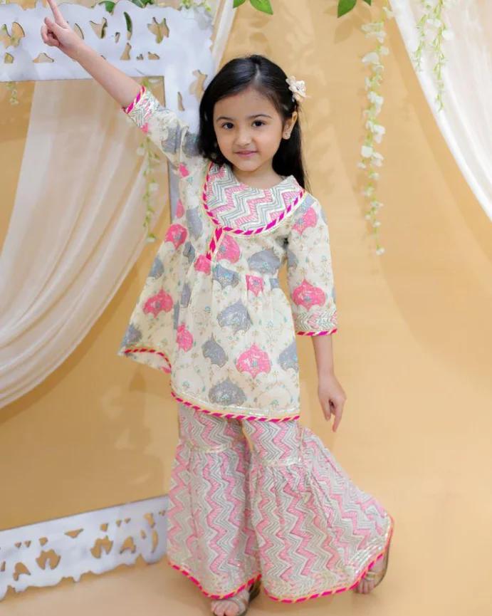 Girls Ethnic Festive Party Wear Suit Set