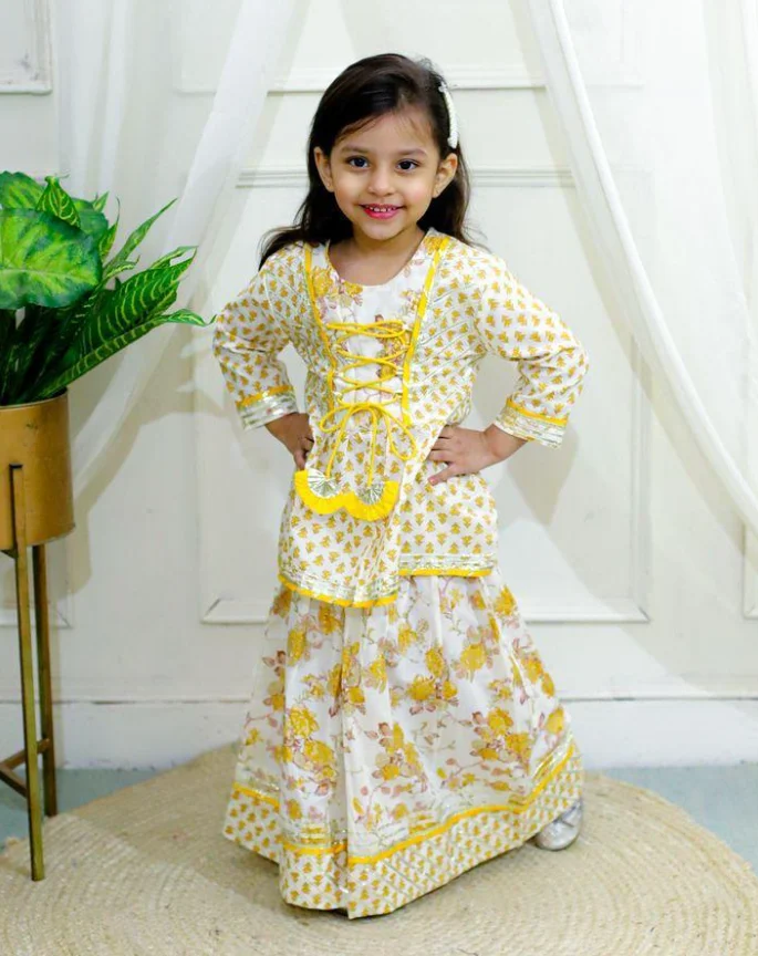 Girls Ethnic Festive Party Wear Suit Set