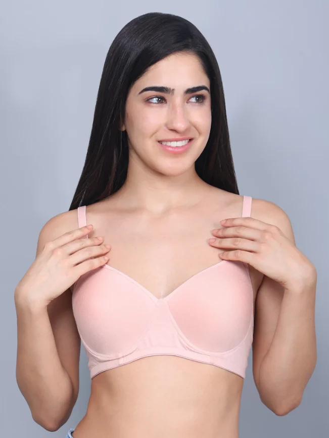Bamboo Fabric Full Coverage Padded T-Shirt Bra