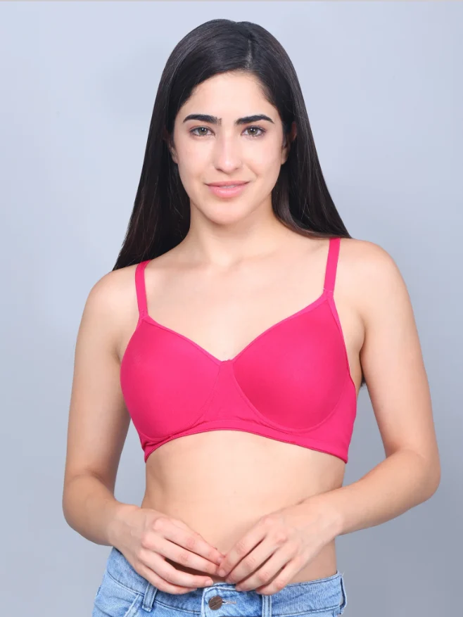 Bamboo Fabric Full Coverage Padded T-Shirt Bra