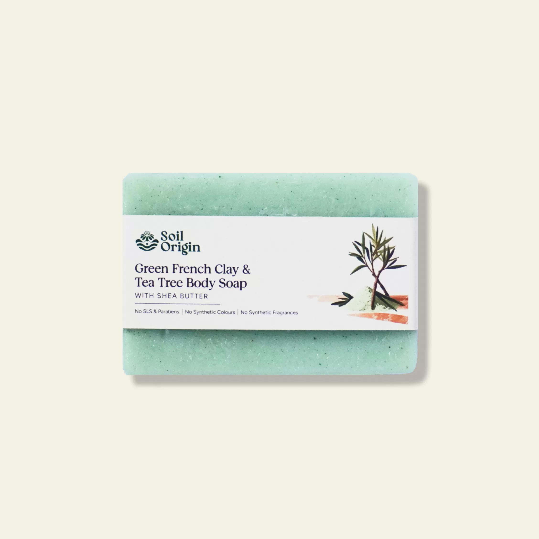 Green French Clay & Tea Tree Body Soap