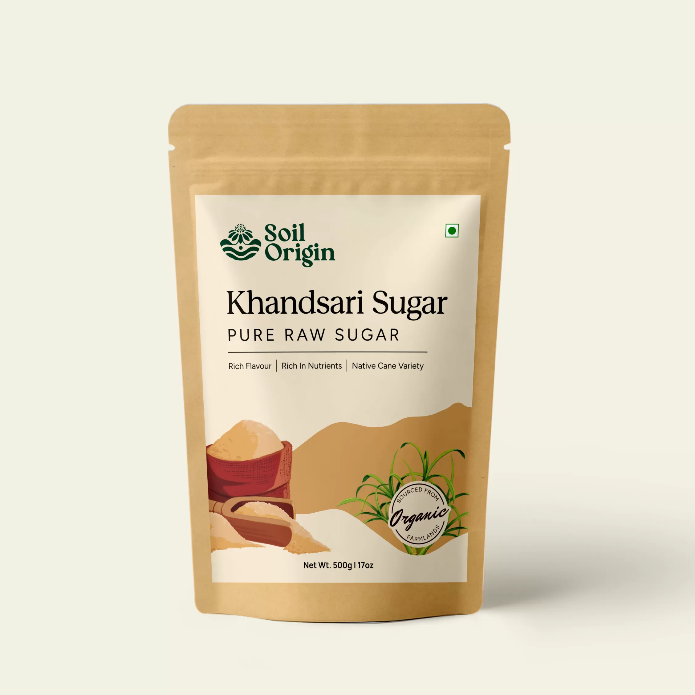 Soil Origin Khandsari Sugar