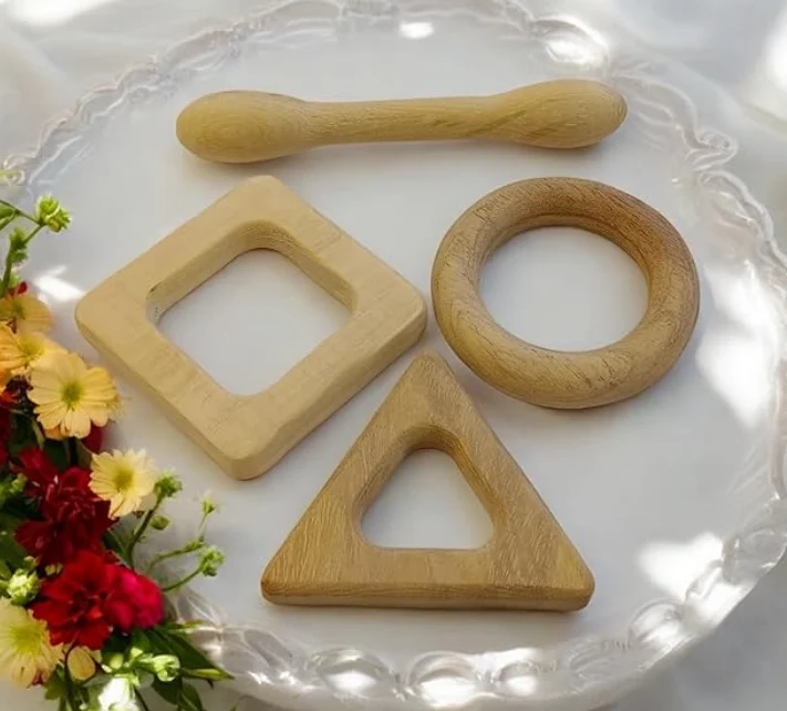Neemtoys® Wooden Teethers For Babies