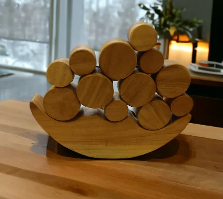 Neemtoys® Wooden Balancing Moon Toy